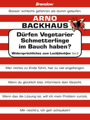 cover image of Dürfen Vegetarier Schmetterlinge im Bauch haben?